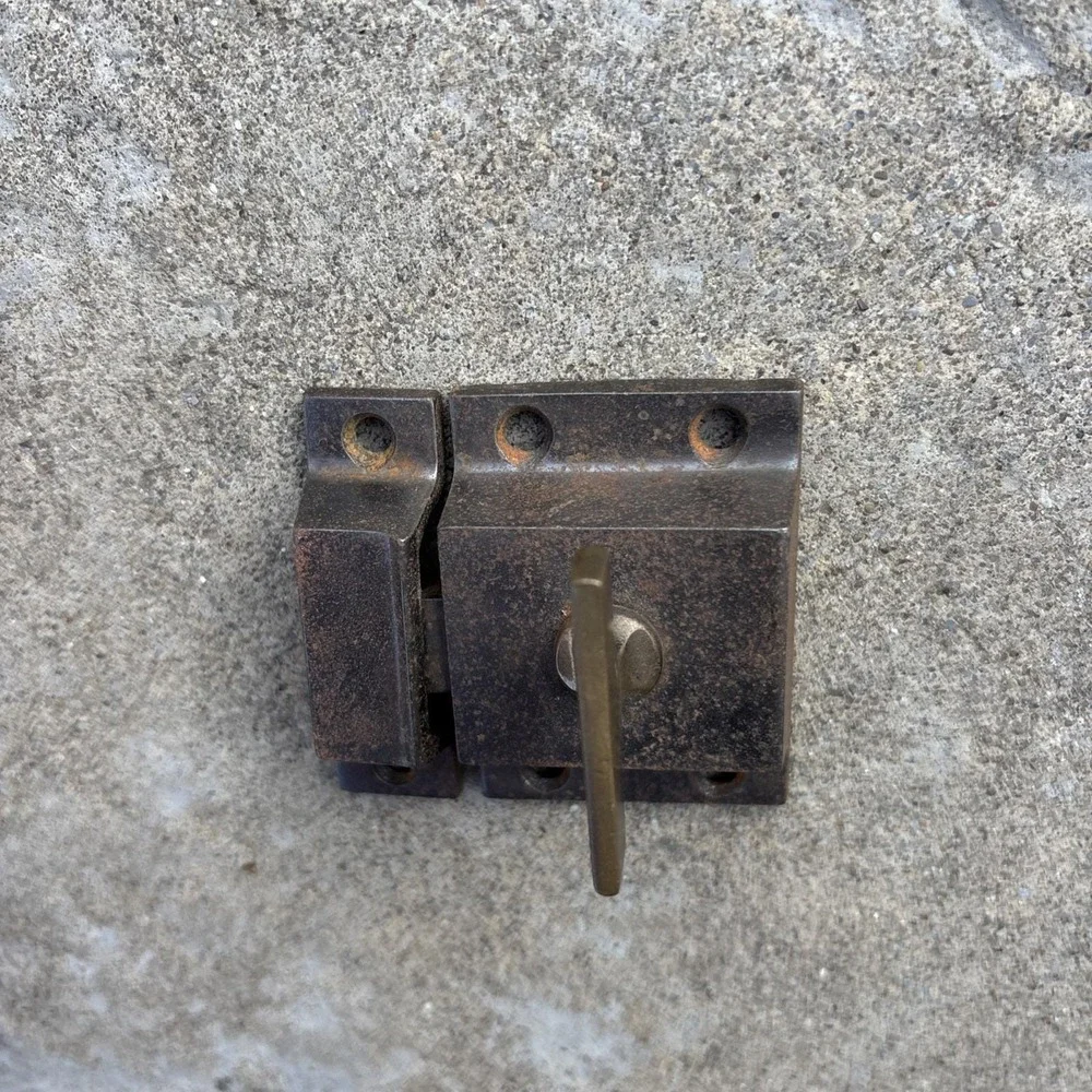 Vintage Cupboard Cabinet Door Latch Jelly Rustic Metal Turn